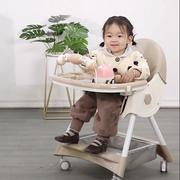 宝宝餐椅婴儿吃饭多功能椅，儿童餐桌可折叠侧躺家用便利简单饭桌椅