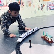 高铁和谐号动车电动小火车轨道车玩具汽车男孩岁模型火车玩具3-6