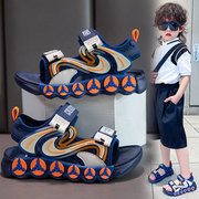 abcfond男童运动凉鞋小男孩软底沙滩鞋2024夏季儿童鞋子轻便