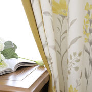 美式窗帘棉麻清新韩式田园碎花北欧客厅卧室飘窗拼接成品
