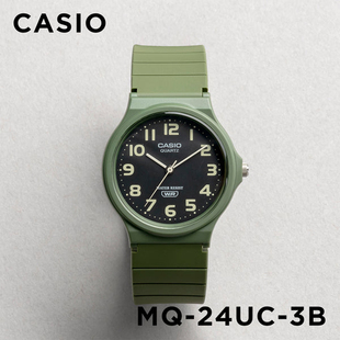 卡西欧CASIO MQ-24UC-3B 学生考试防水静间小黑表儿童手表