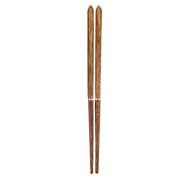实木筷子勺子套装出差旅游便携式餐具单人装两节螺旋折叠筷家用筷