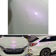 汽车白色改色膜白变紫机车，摩托电动外观珠光白车身(白车身)防水装饰贴膜