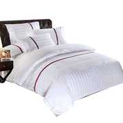 酒店床上用品三四件套，加密纯棉白色宾馆全棉，床单被套件冬季厚