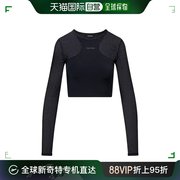 香港直邮Calvin Klein 长袖短款健身T恤 00GWS4K261