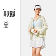 李宁女子防晒衣2024夏季健身系列防泼水宽松运动外套AFDU460