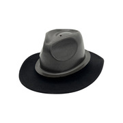 毛呢礼帽pvc塑料帽托 巴拿马草帽保护透明帽托锥形帽拖黑色不变型