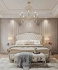 美式轻奢ins全实木雕花双人床，欧式宫廷高端1.8米主卧实木床公主床