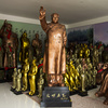 大型门厅室内外毛主席铜像全身，雕塑像m摆件毛主席招手铜像1.83米