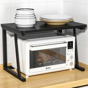 厨房置物架微波炉架子烤箱，收纳家用双层台面，桌面放置架锅具收纳架