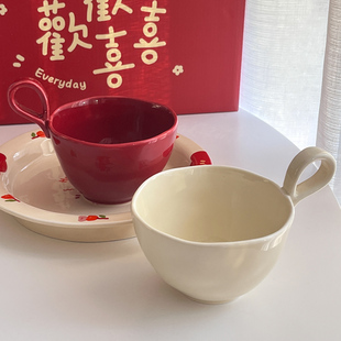 阿拉灯马克杯陶瓷杯子，办公室水杯牛奶杯高颜值早餐杯咖啡杯家用杯