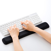 日本SANWA护腕鼠标垫腕托游戏家用办公舒适海绵手托易清洗键盘托