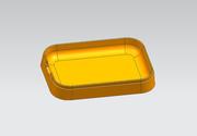 香皂肥皂盒下座/水管堵头注塑模具设计-注射模方案图素材