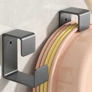 太空铝脸盆挂钩免打孔卫生间盆子收纳架洗澡浴盆浴室厕所挂盆神器