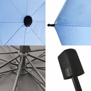 黑胶手动晴雨卡通雨伞三折太阳伞折叠两用伞全自动小雏菊防晒