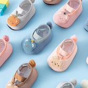 婴儿学步鞋夏季薄款软底宝宝鞋子防滑地板袜0一1岁婴幼儿鞋袜防掉