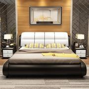 莱品工厂现代简约卧室皮艺床软体床1.8米1.5米皮床双人床婚床