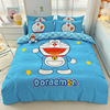 哆啦A梦全棉纯棉四件套蓝胖子机器猫叮当猫床上用品可爱卡通儿童