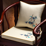 红木沙发坐垫中式家具圈椅，乳胶茶椅垫防滑太师椅官帽椅座垫沙发垫