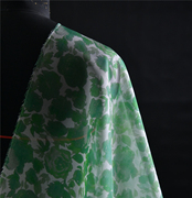 花园之春rosefang品牌，客供真丝欧根纱9姆，100丝138门幅廓形