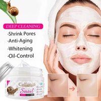 snailcollagenfacialclaymaskshrinkpores蜗牛，涂抹面膜泥膏