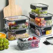 保鲜盒冰箱专用大容量沙拉水果便当，盒子家用透明食品级冷冻密封盒
