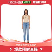 香港直邮潮奢motherdenim女士中腰牛仔长裤