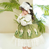 儿童lolita裙秋冬两岁宝宝，礼服绿色蓬蓬连衣裙，秋洛丽塔女童公主裙
