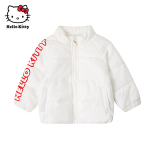 Hello Kitty童装女童冬季短款棉服保暖儿童外套棉袄棉衣外套