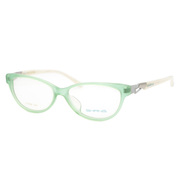 猫眼镜框女士彩色时尚绿色，个性糖果色全框板材，小脸老花近视眼镜架