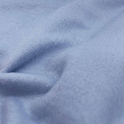 秋冬厚实单面羊绒面料淡蓝色单面顺毛羊绒布料纯色羊毛绒大衣外套