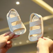 夏季宝宝鞋男女童真皮凉鞋，婴幼儿软底防滑学步鞋，2024小童鞋子