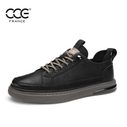 CCE英伦风潮流男鞋时尚低帮运动休闲鞋软底减震男板鞋KQ8S55809-J