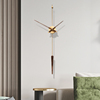 时尚简约创意挂钟客厅轻奢个性装饰挂表艺术现代北欧工艺时钟表