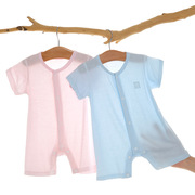 新生婴儿衣服夏季薄款连体衣，莫代尔短袖夏装女宝宝，男夏天冰丝睡衣