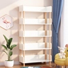 简易书架落地客厅家用靠墙卧室置物架儿童，收纳小型书柜实木收纳架