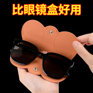 眼镜盒简约高级男女通用便携耐磨防刮压近视墨镜太阳眼镜包收纳袋