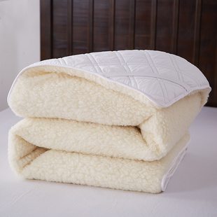 澳洲纯羊毛床垫床褥冬天保暖防潮软垫子可折叠学生双人卧室垫被子