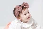 欧美流行儿童发带亲子头带纯棉，加厚弹力兔耳朵头带护囟门宝宝发饰