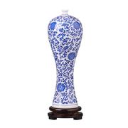 景德镇陶瓷器青花瓷花瓶客厅插花中式家居装饰品摆件瓷瓶子工艺品