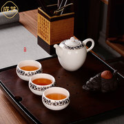 成艺茶壶大号单壶陶瓷茶具功夫，茶具泡茶壶盖碗公道杯茶杯整套茶具