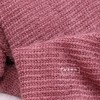  灰粉色仿马海毛针织布料 春秋外套背心围巾设计师时装面料