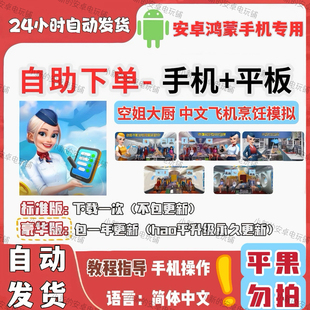 空姐大厨 中文飞机烹饪模拟经营 安卓手机平板游戏