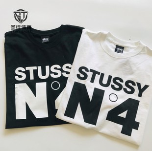  Stussy 23SS No.4 Tee 字母 数字4 短袖T恤