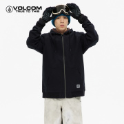 volcom钻石dustbox联名男士滑雪服2324雪季连帽冲锋衣款式外套冬