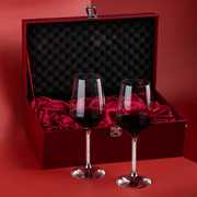 高档结婚礼物g送新人闺蜜新娘高档实用红酒对杯创意朋友新婚纪