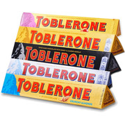 toblerone瑞士三角巧克力巴旦木，牛奶夹心巧克力蜂蜜黑白水果100g