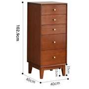 实木窄斗柜40cm抽屉式收纳柜多层小柜子储物柜靠墙立柜夹缝置