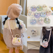 儿童可爱斜挎包珍珠女童小包包2022小女孩网红小包手提包