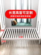 床1.8米铁艺床铁床加厚加固双人床1.5单人床现代简约榻榻米铁架床